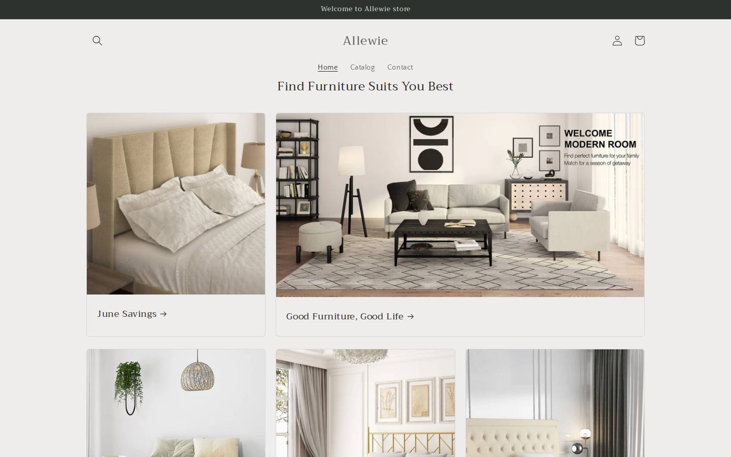 allewie.com homepage screenshot