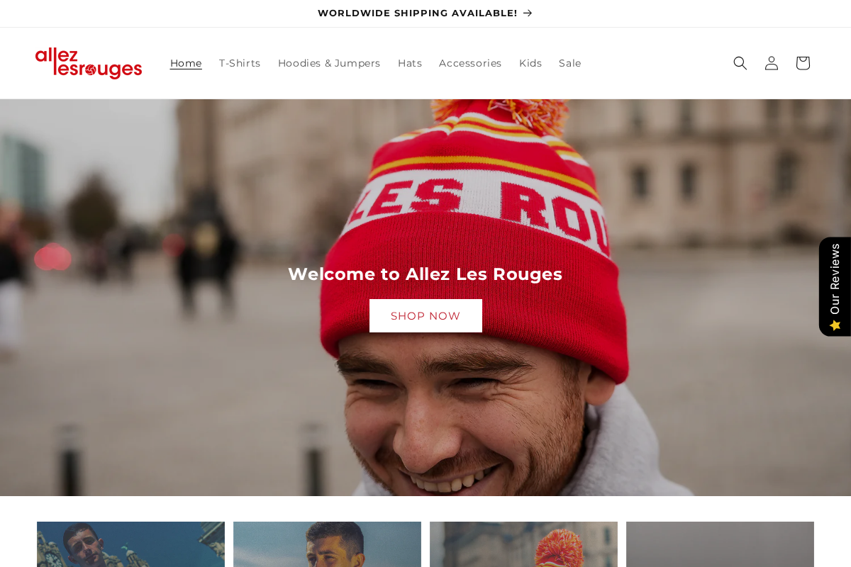 ALR homepage screenshot