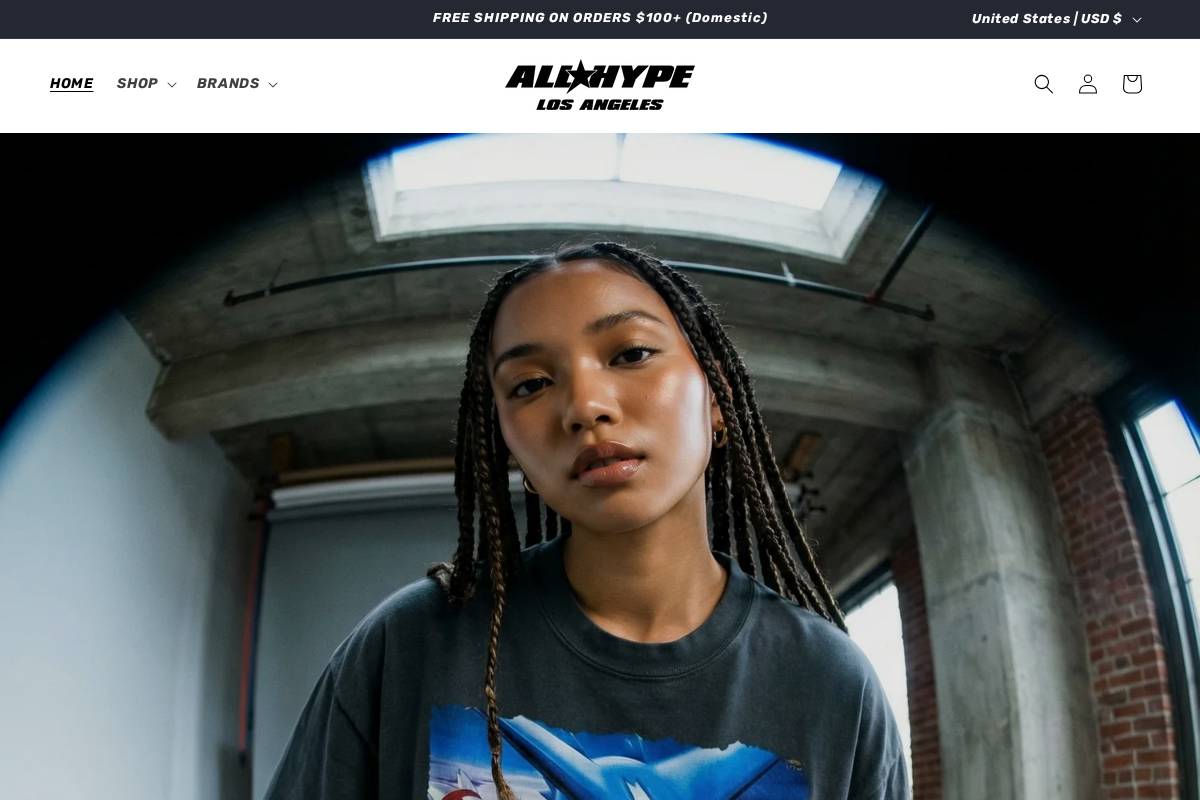 allhypela.com homepage screenshot