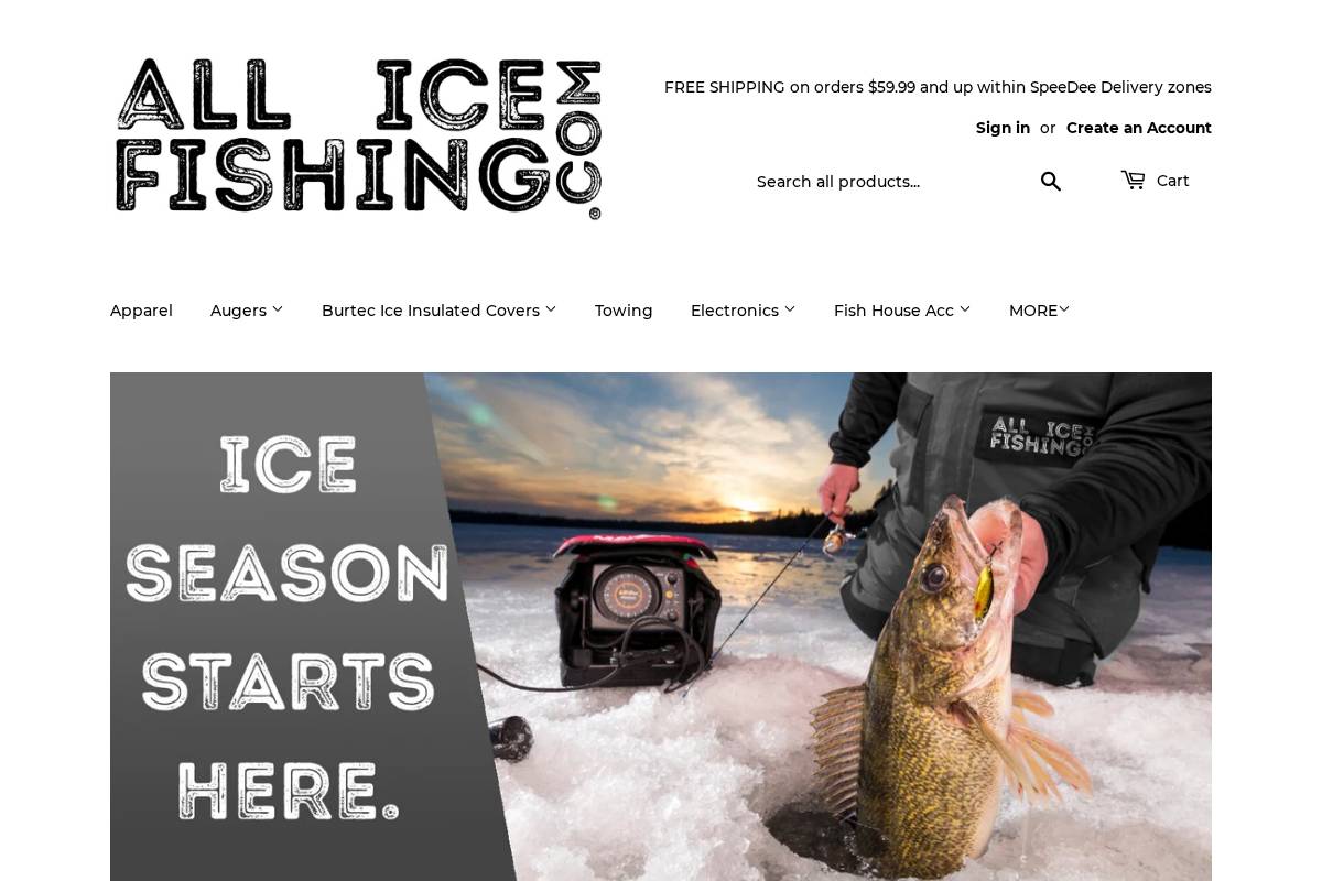 allicefishing.com homepage screenshot