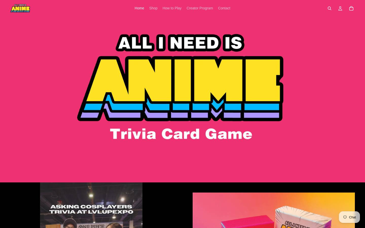 allineedisanime.com homepage screenshot
