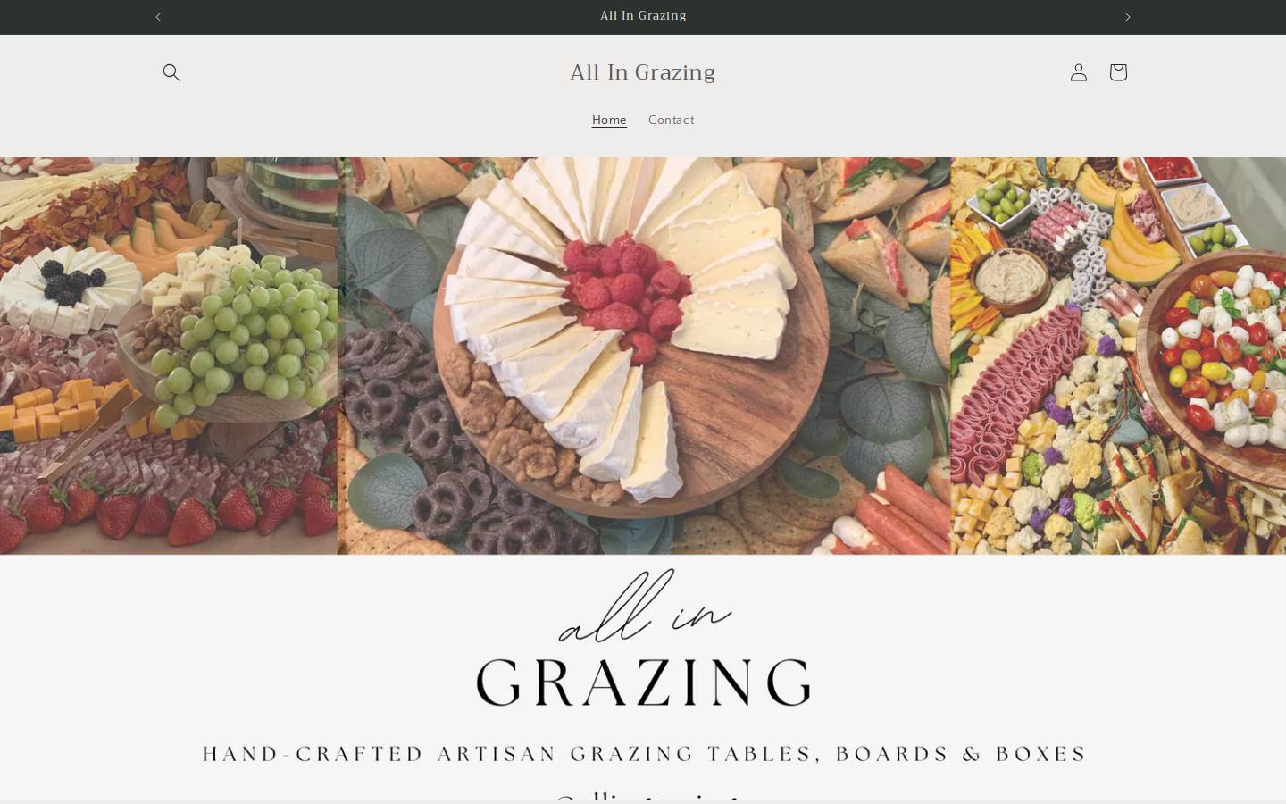 allingrazing.com homepage screenshot