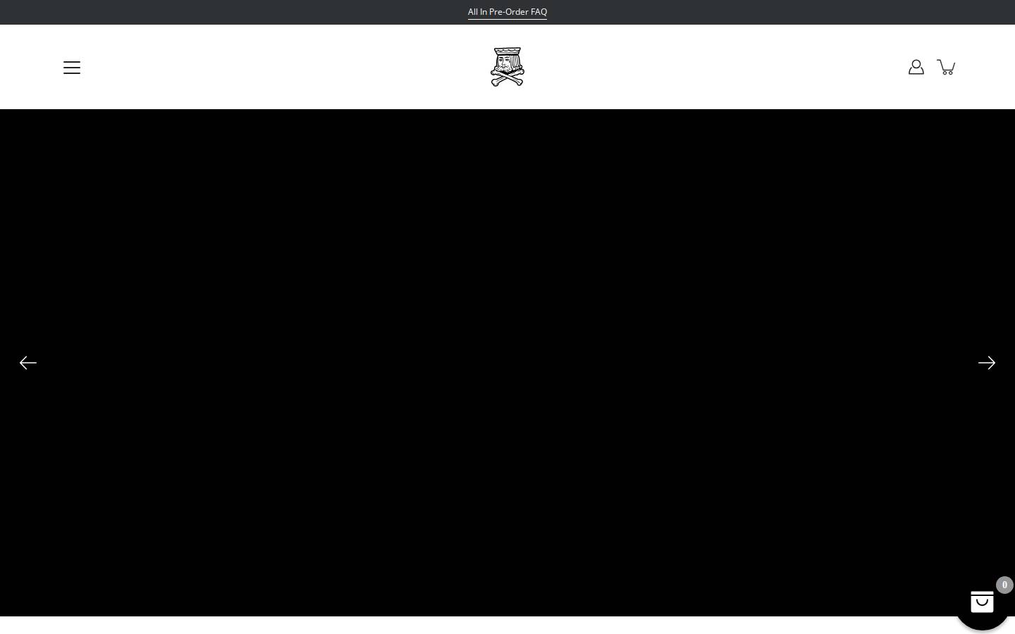 allinmerch.com homepage screenshot