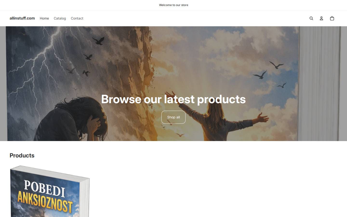 allinstuff.com homepage screenshot