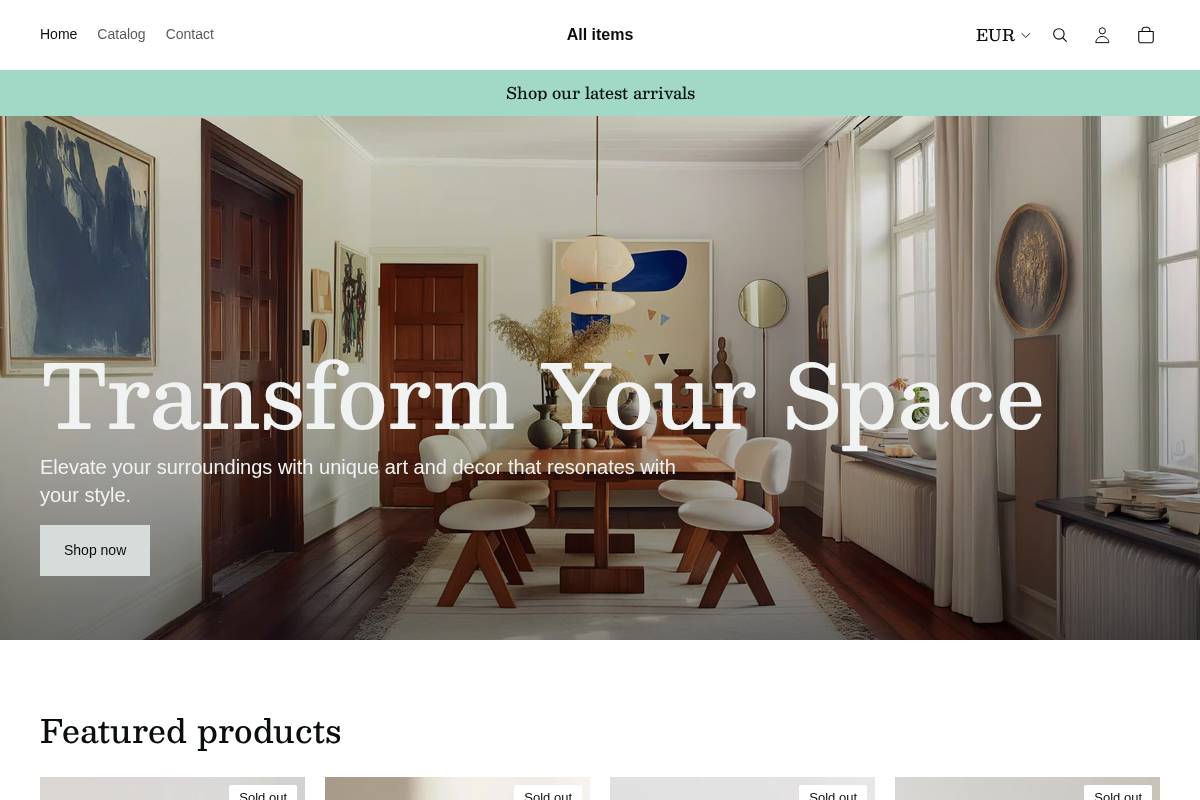 allitems.co homepage screenshot