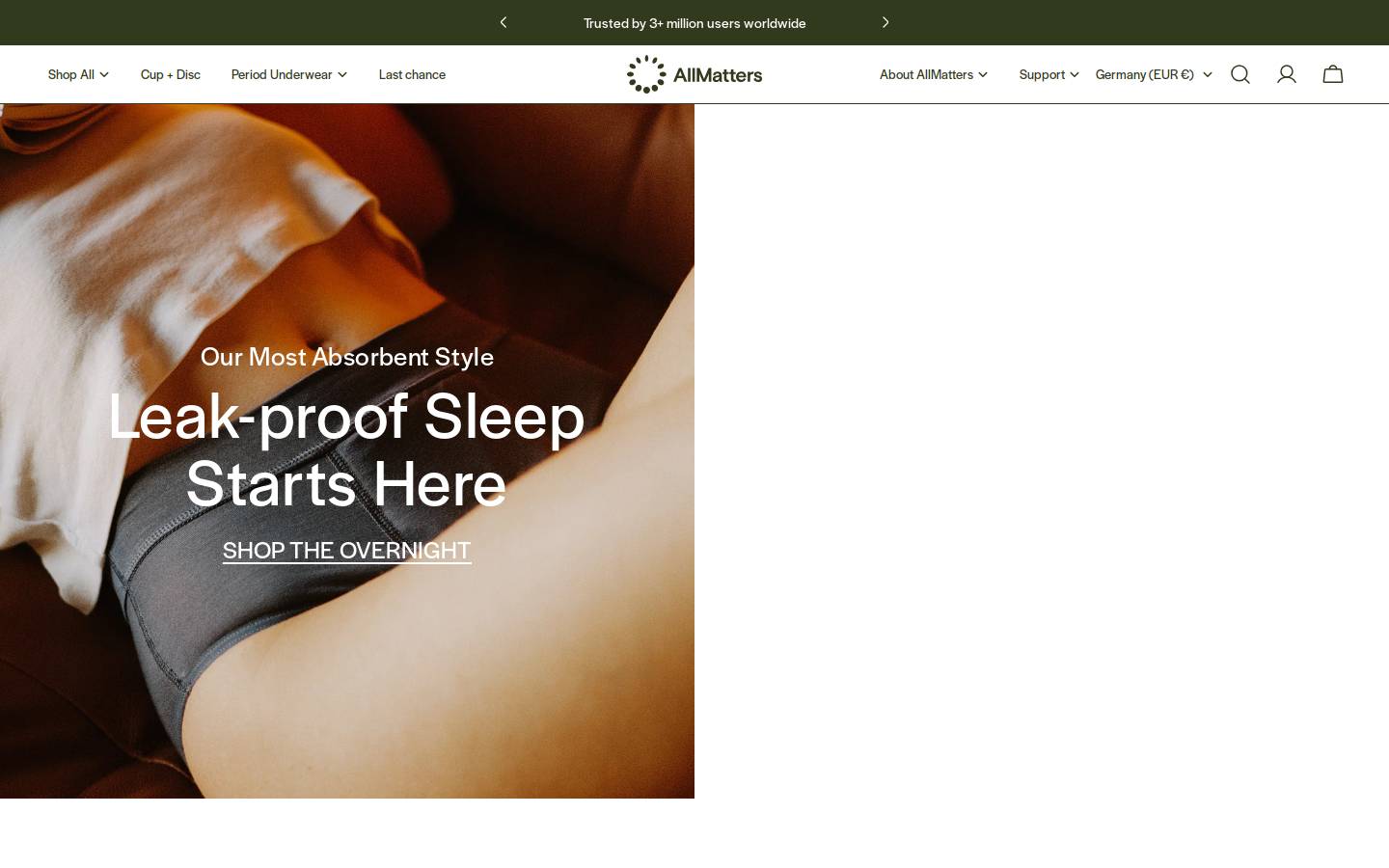 allmatters.com homepage screenshot