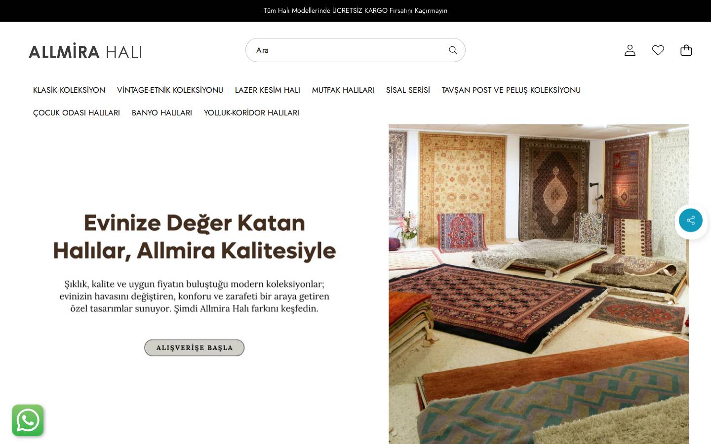 allmirahali.com homepage screenshot