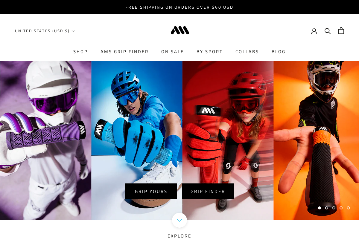 AllMountainStyle homepage screenshot