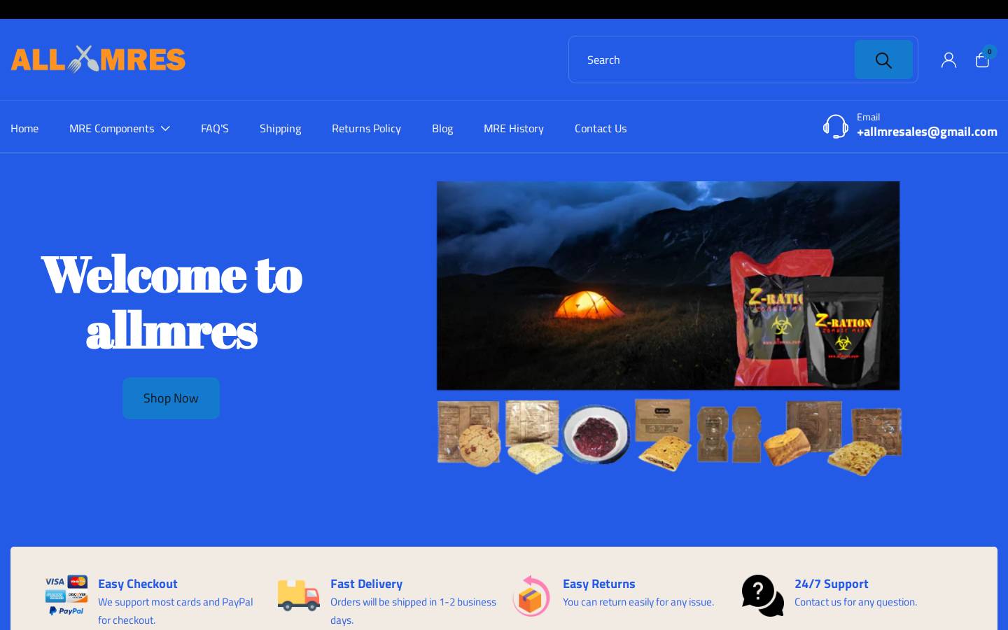 allmres.com homepage screenshot