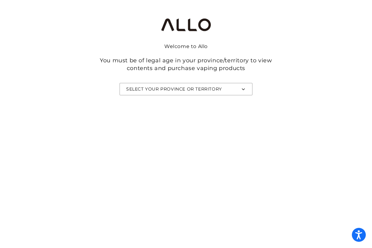Allo Canada homepage screenshot