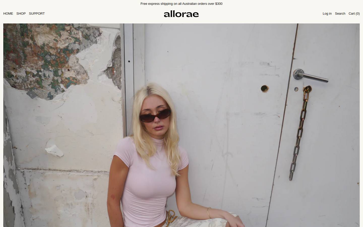 allorae.com homepage screenshot