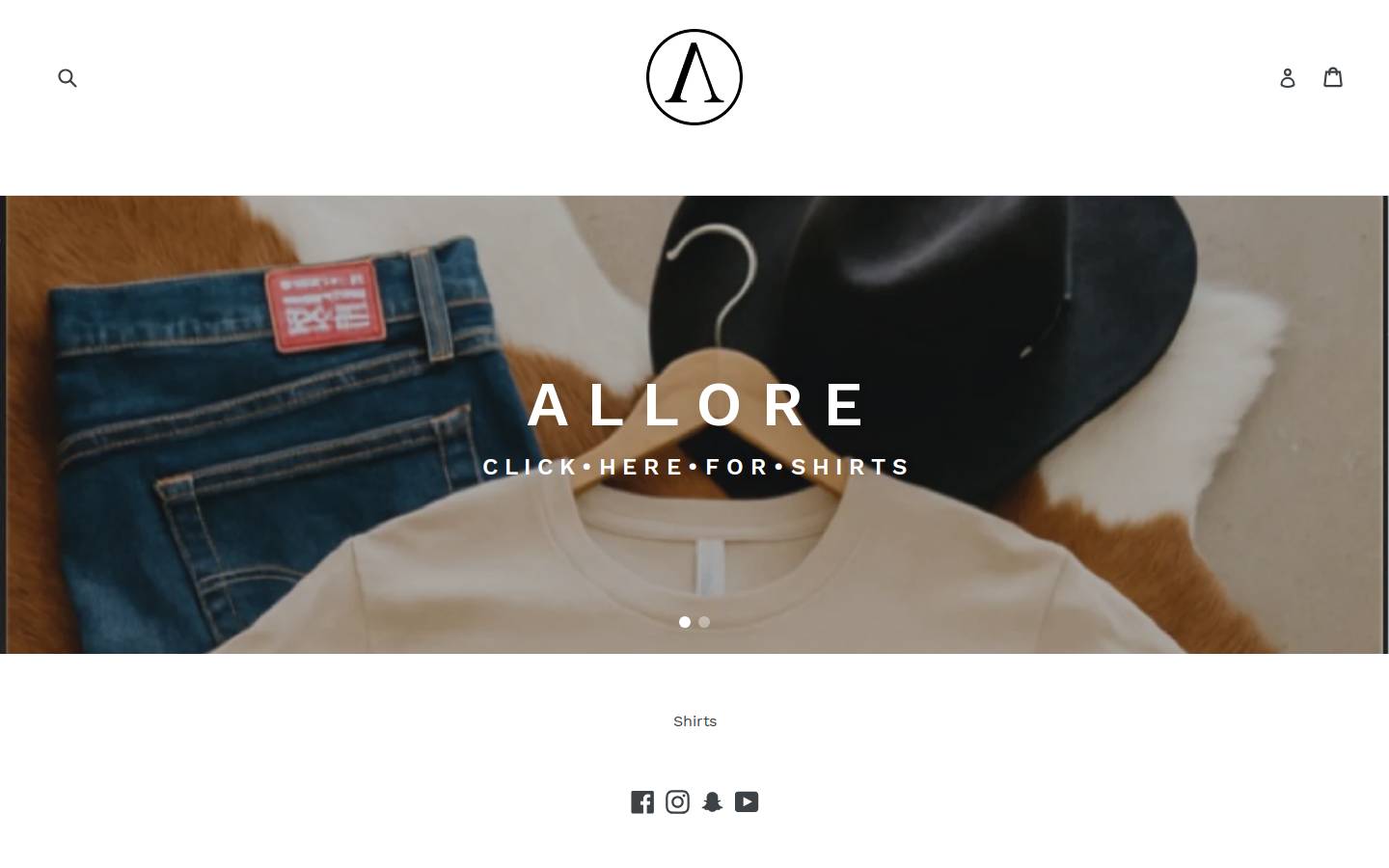 allorethebrand.com homepage screenshot