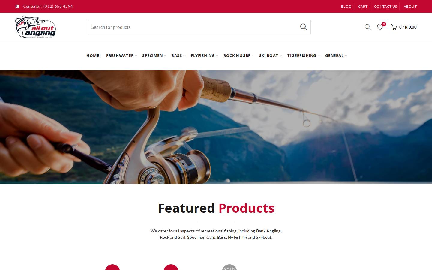 alloutangling.com homepage screenshot