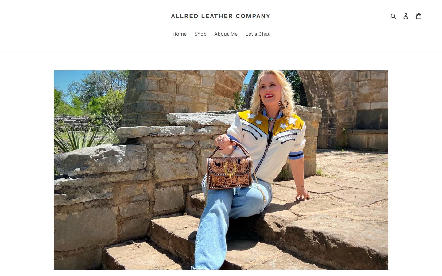 allredleathercompany.com homepage screenshot