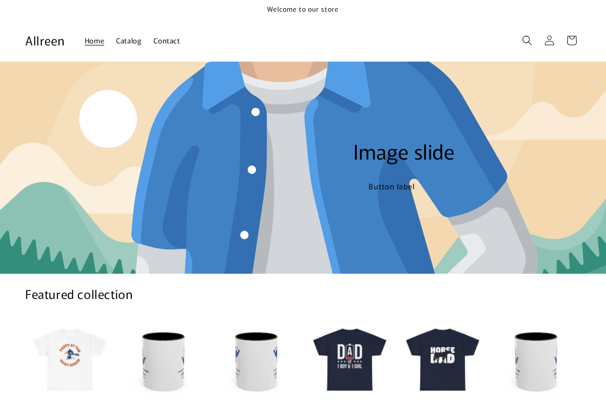 Allreen homepage screenshot