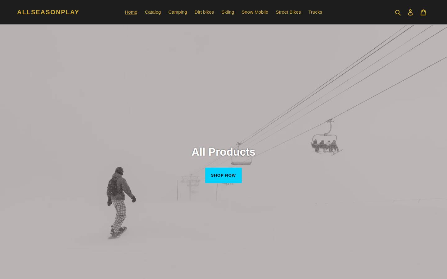 allseasonplay.com homepage screenshot