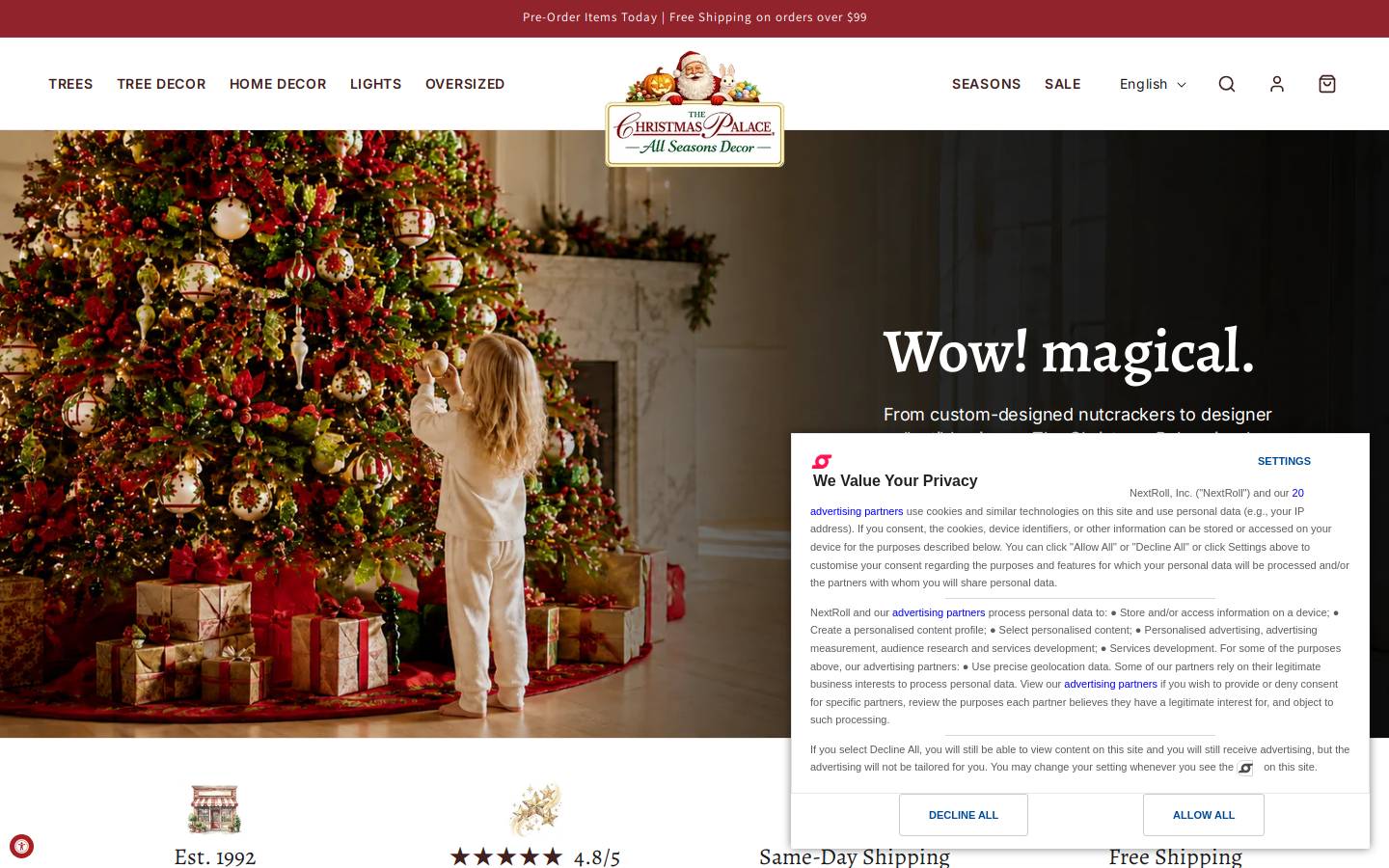 allseasonsimports.com homepage screenshot