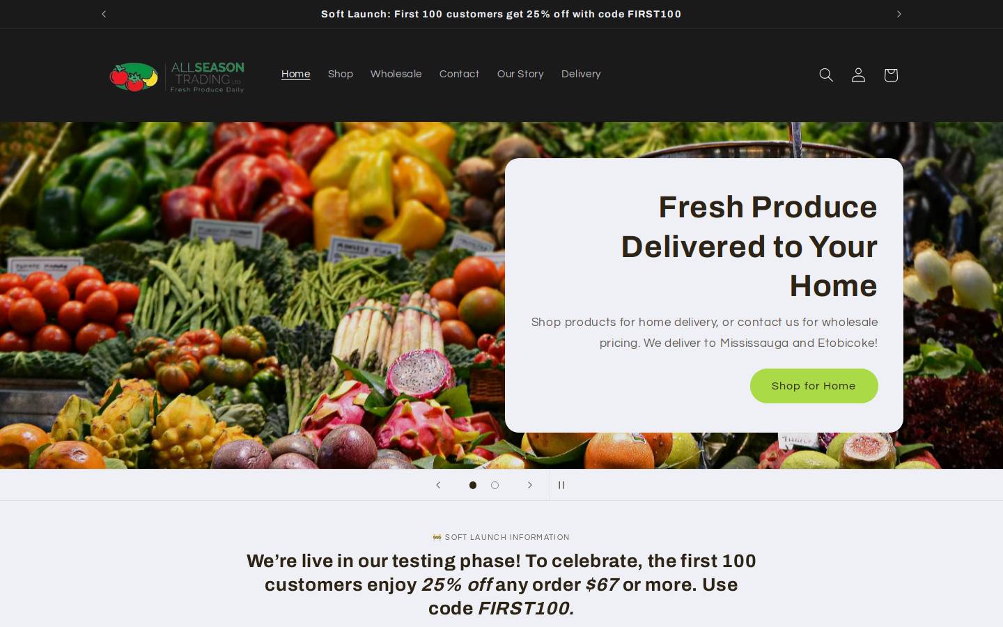 allseasontrading.ca homepage screenshot