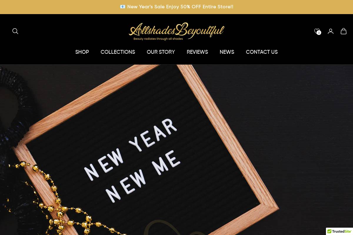 allshadesbeyoutiful.com homepage screenshot