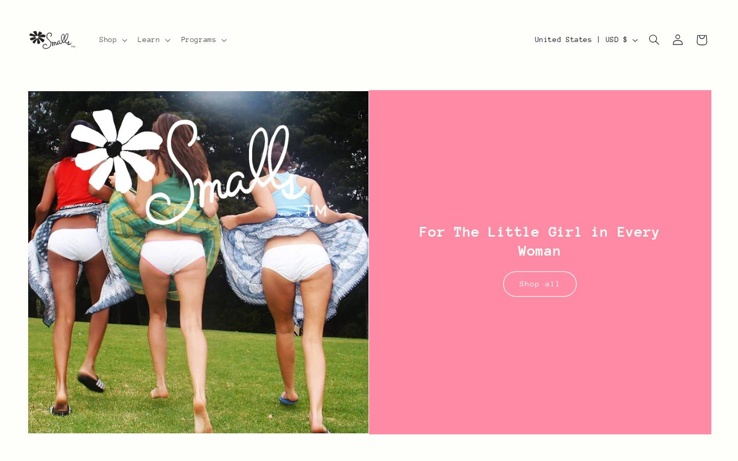 allsmalls.com homepage screenshot