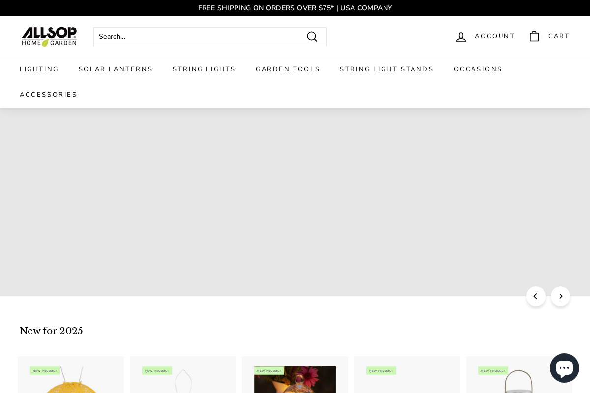 allsopgarden.com homepage screenshot