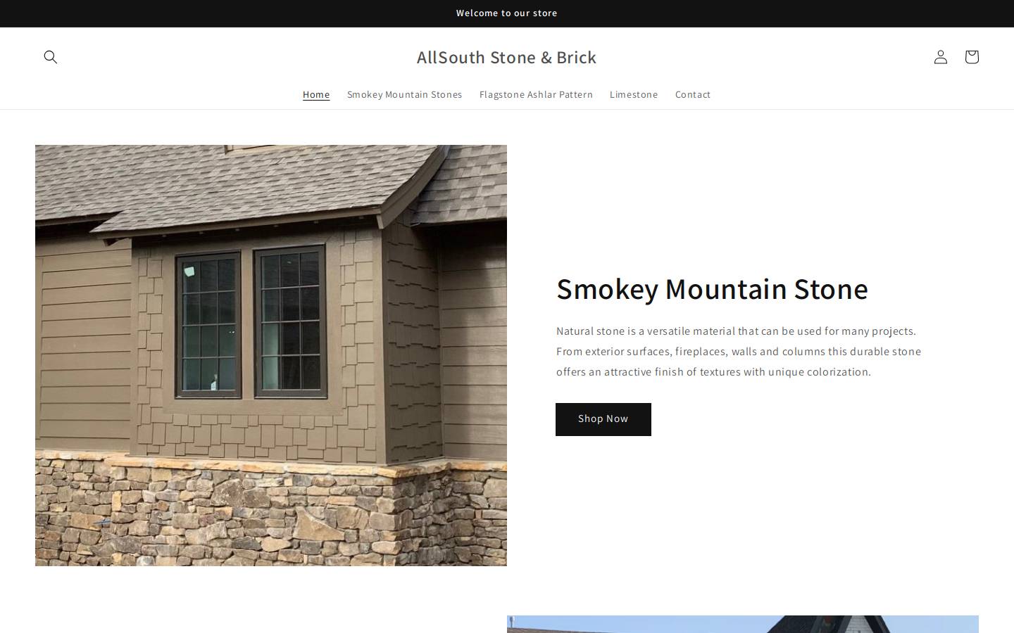 allsouthstone.com homepage screenshot