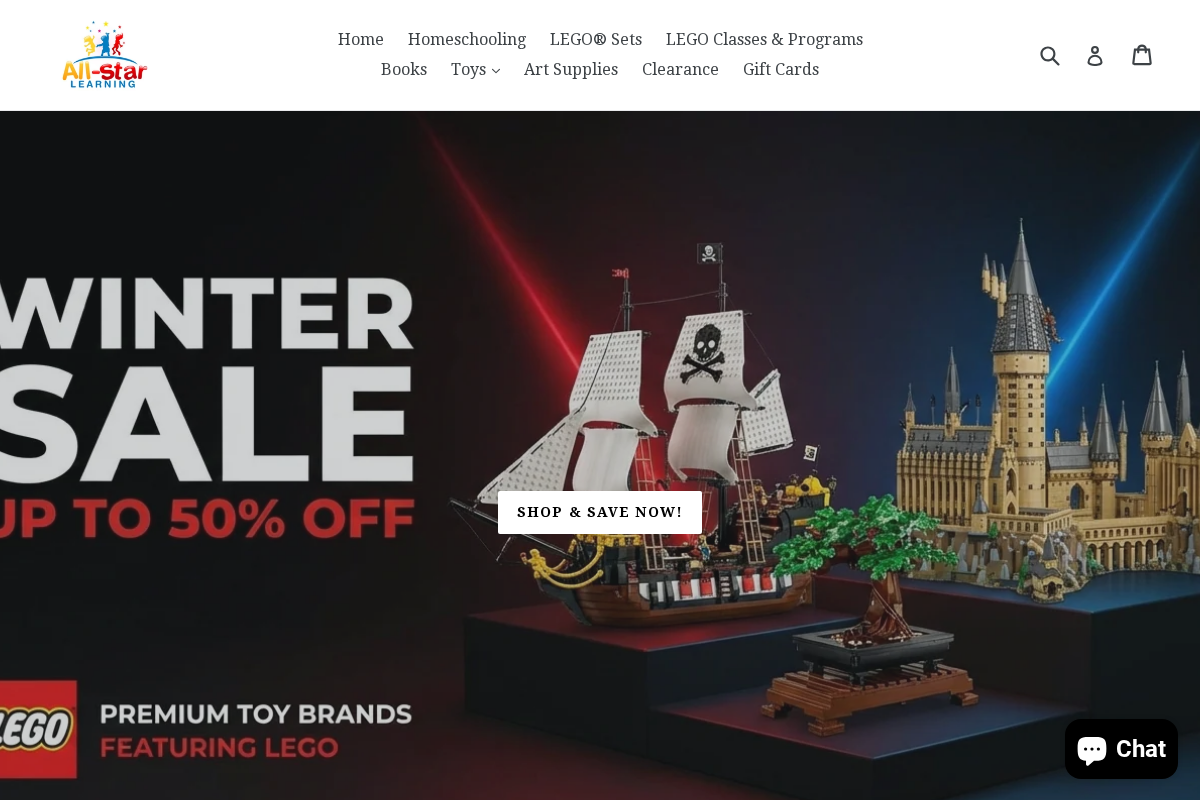 allstarlearning.ca homepage screenshot