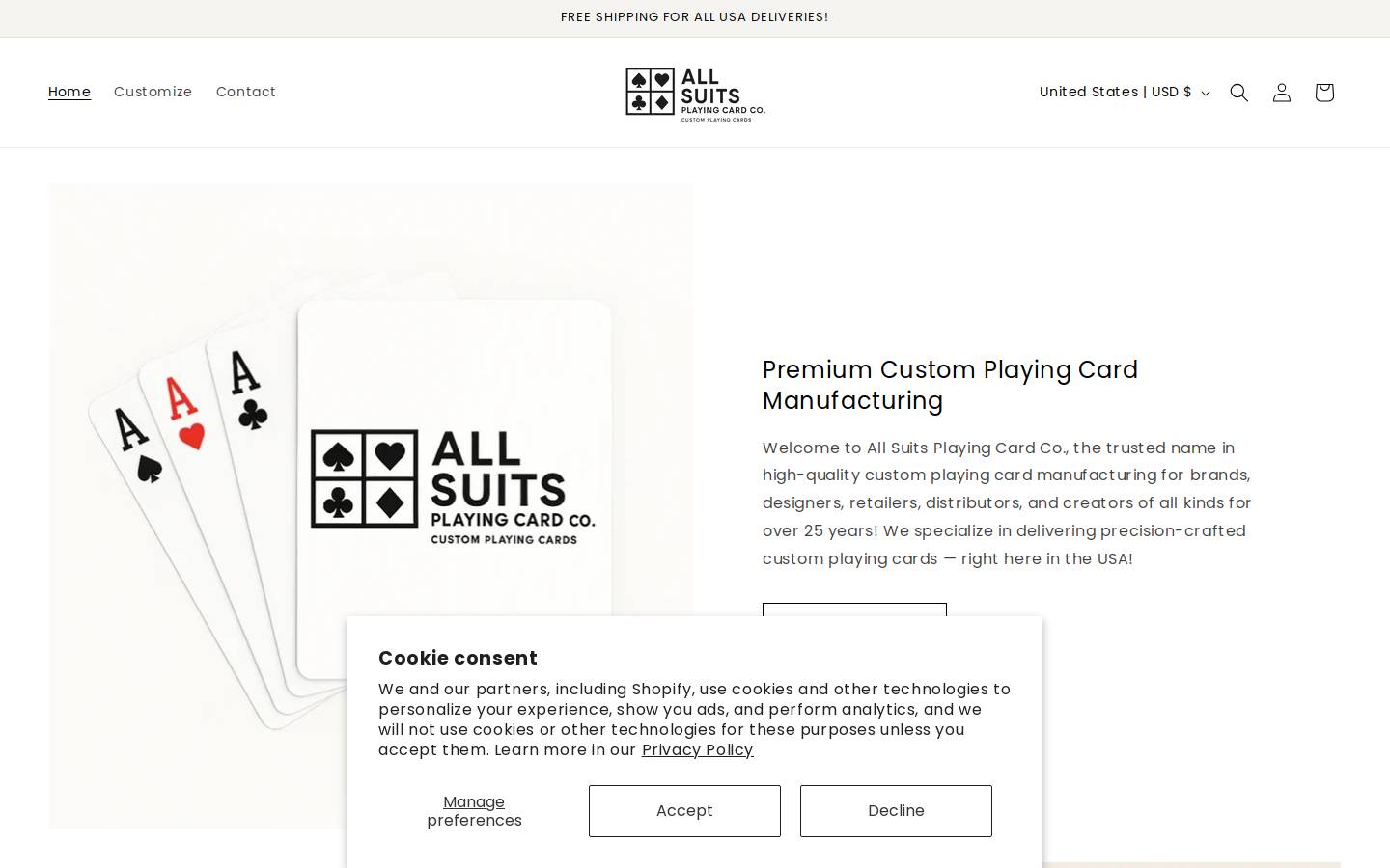allsuitspcc.com homepage screenshot