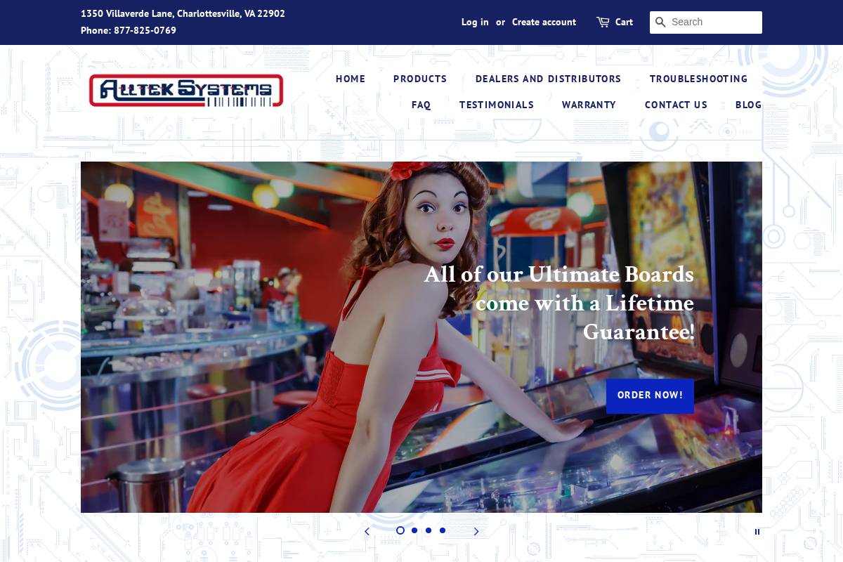allteksystems.com homepage screenshot