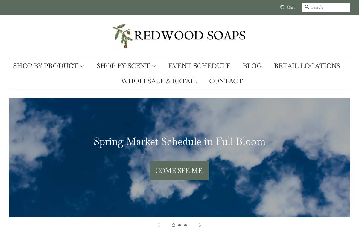 allthewayhandmade.com homepage screenshot