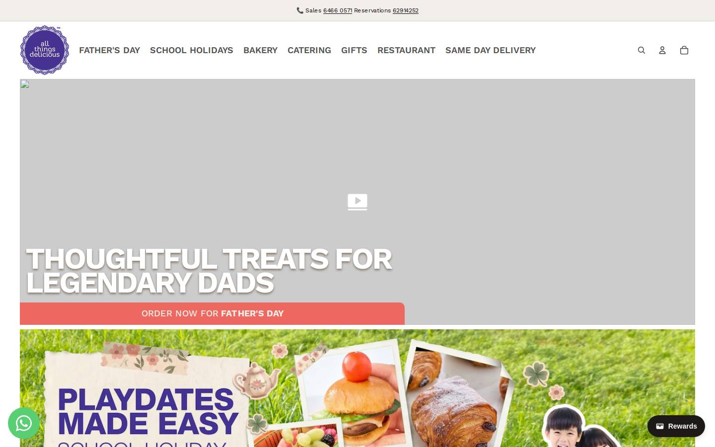 allthingsdelicious.sg homepage screenshot