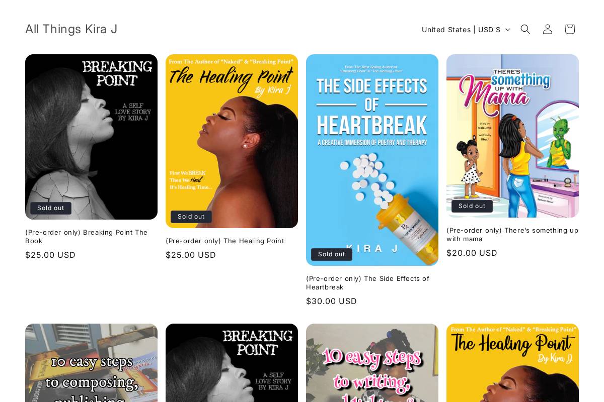 allthingskiraj.com homepage screenshot