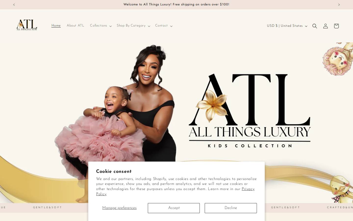 allthingsluxury.net homepage screenshot