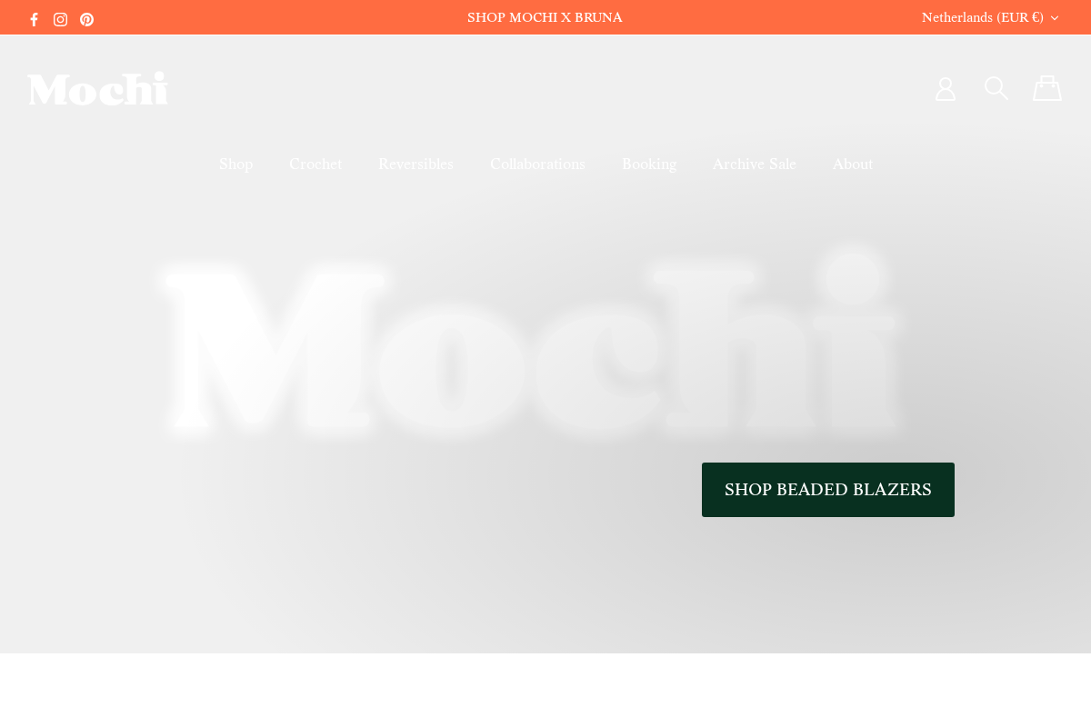 Mochi homepage screenshot