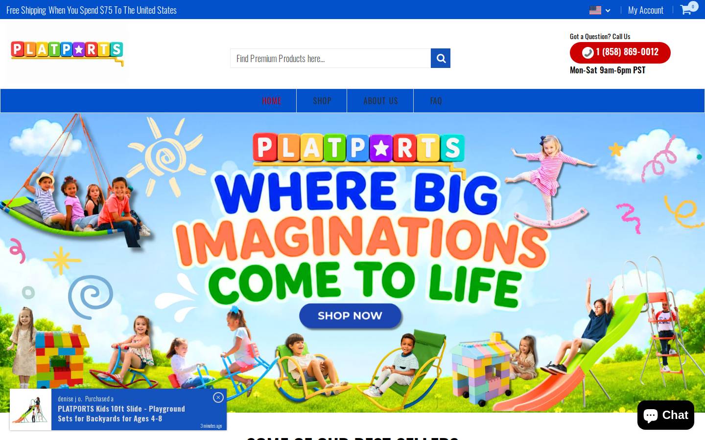 allthingsplayground.com homepage screenshot