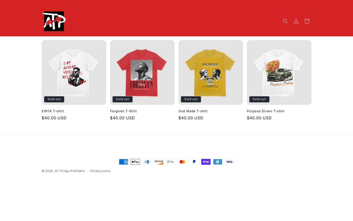 allthingsprofitable.com homepage screenshot