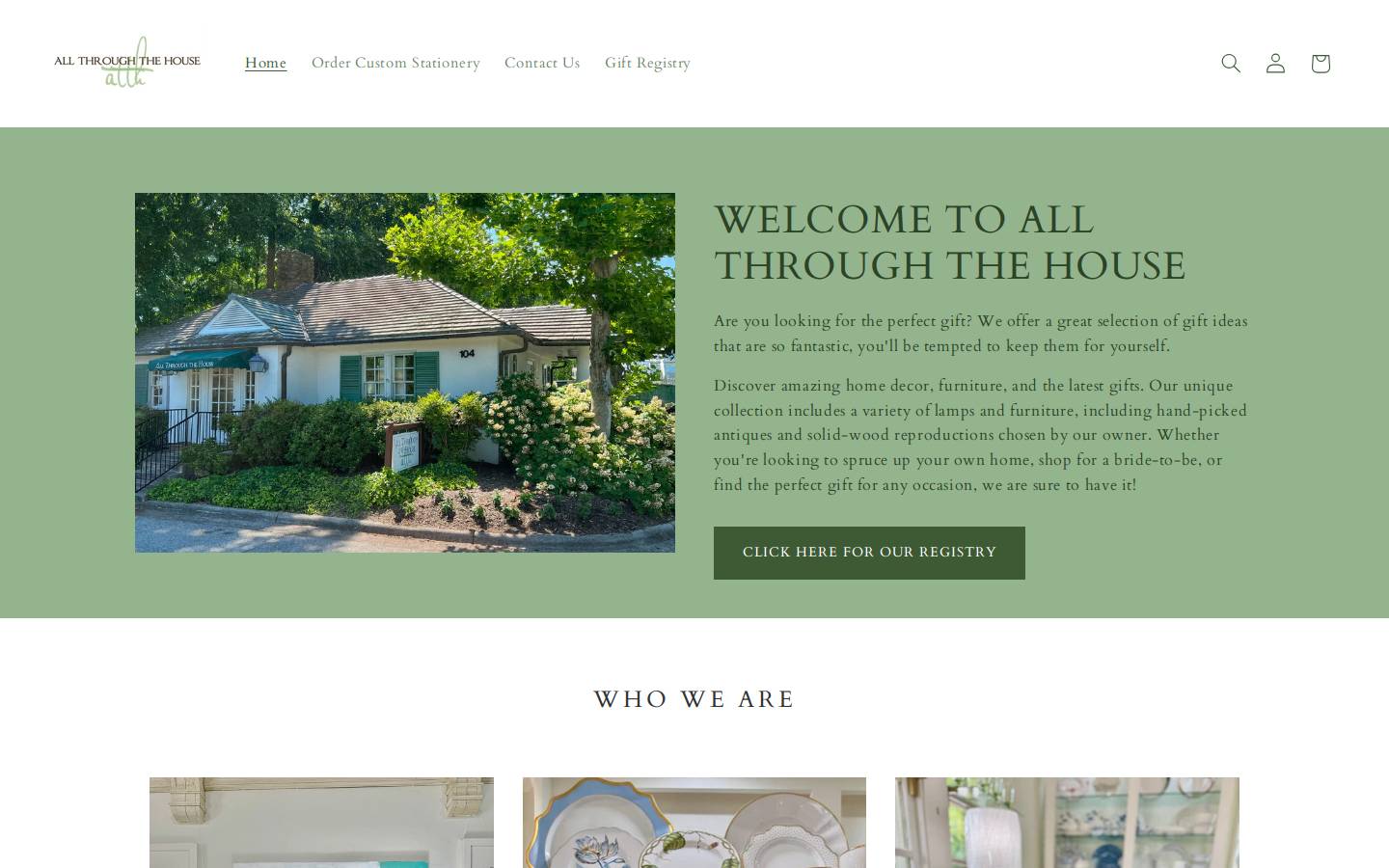 allthroughthehousews.com homepage screenshot