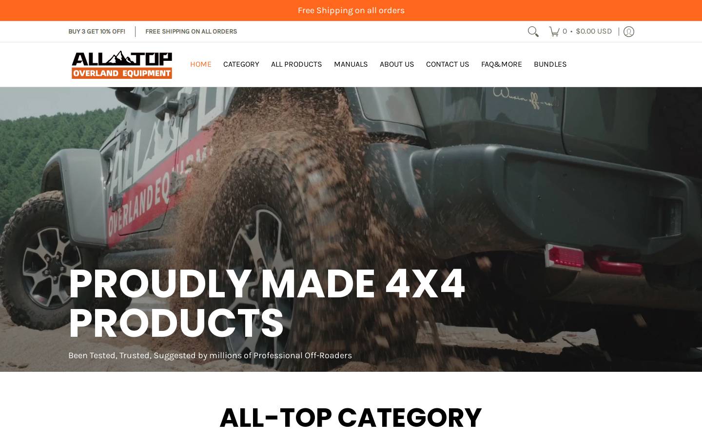 alltopusa.com homepage screenshot
