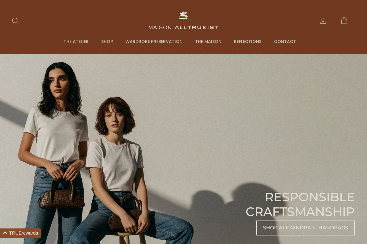 allTRUEist homepage screenshot