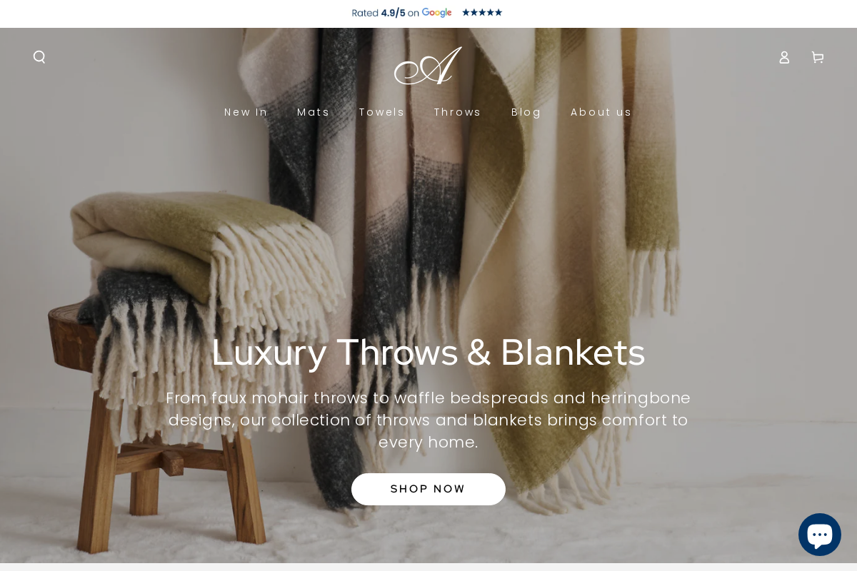 Allure Bath Fashions homepage screenshot