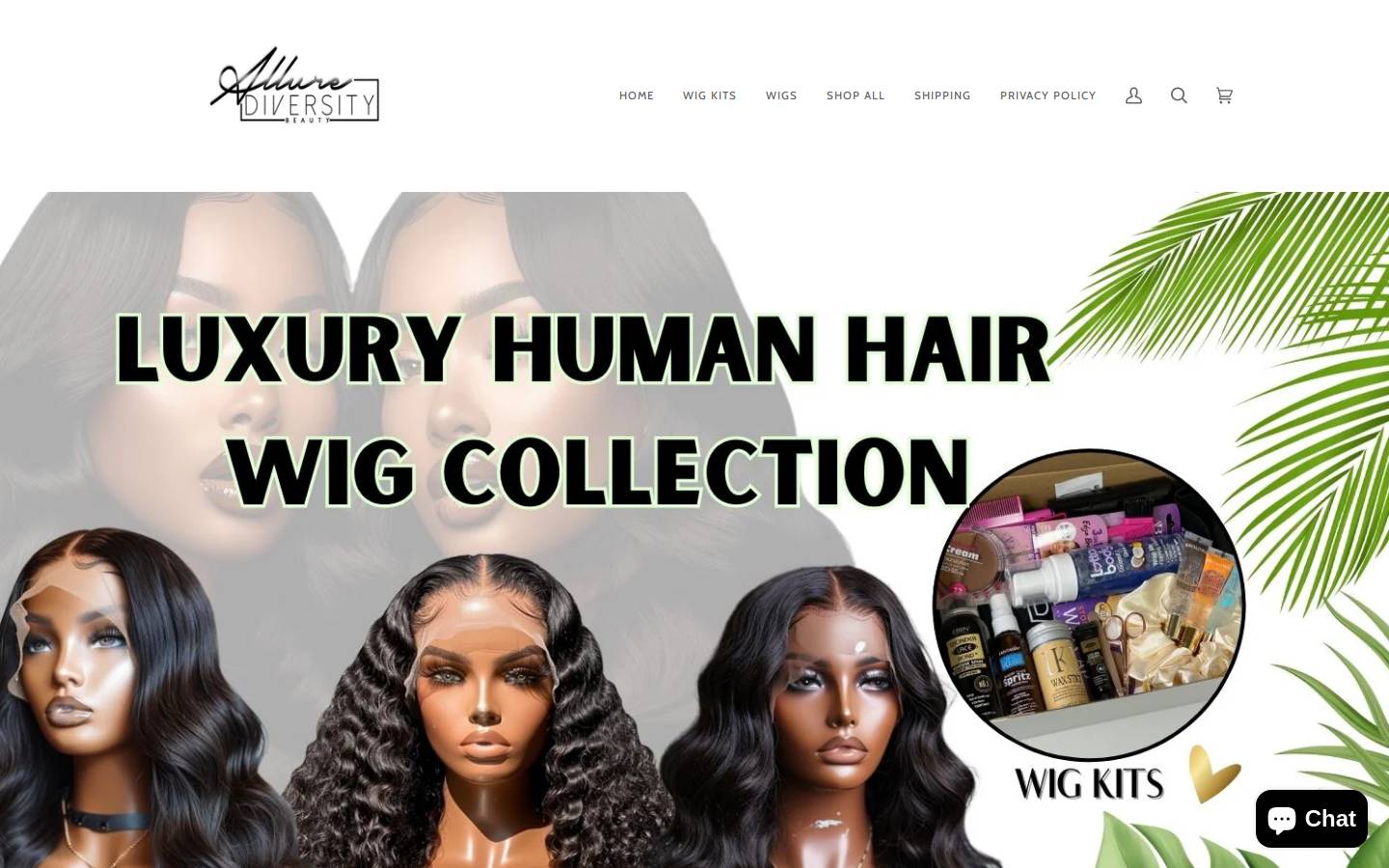 allurediversity.com homepage screenshot