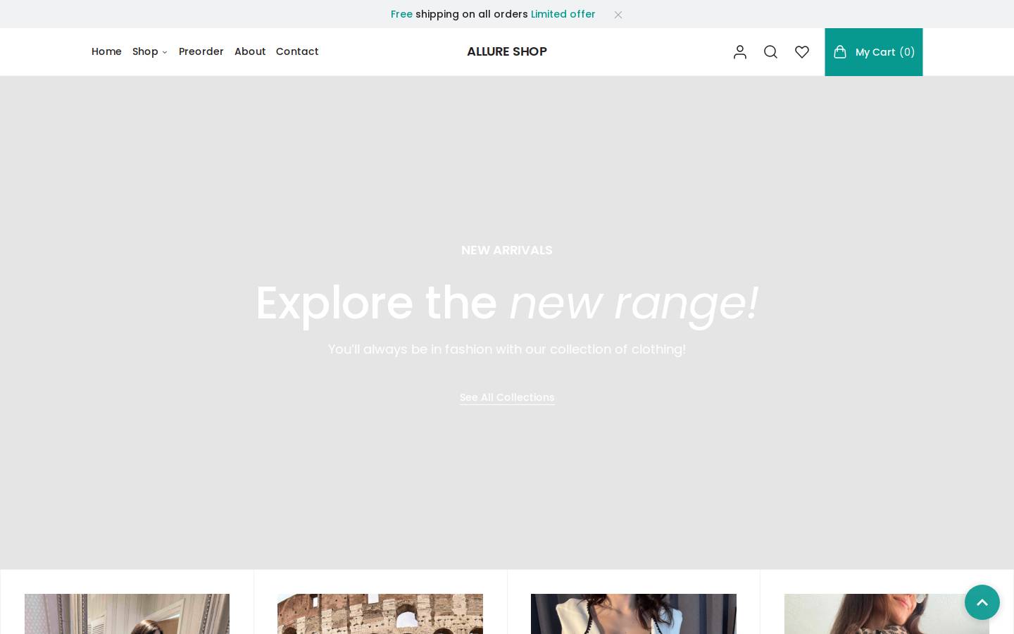 allureshop.co.uk homepage screenshot