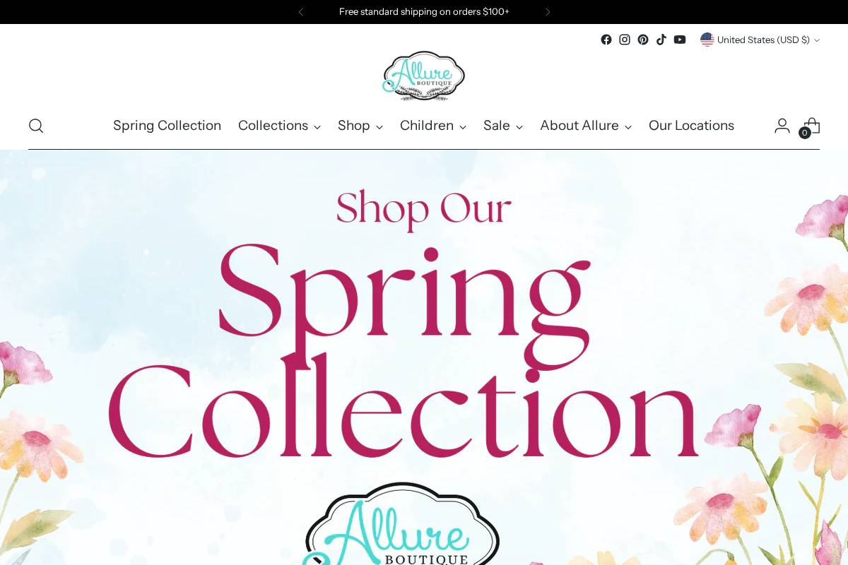 allurewyoming.com homepage screenshot