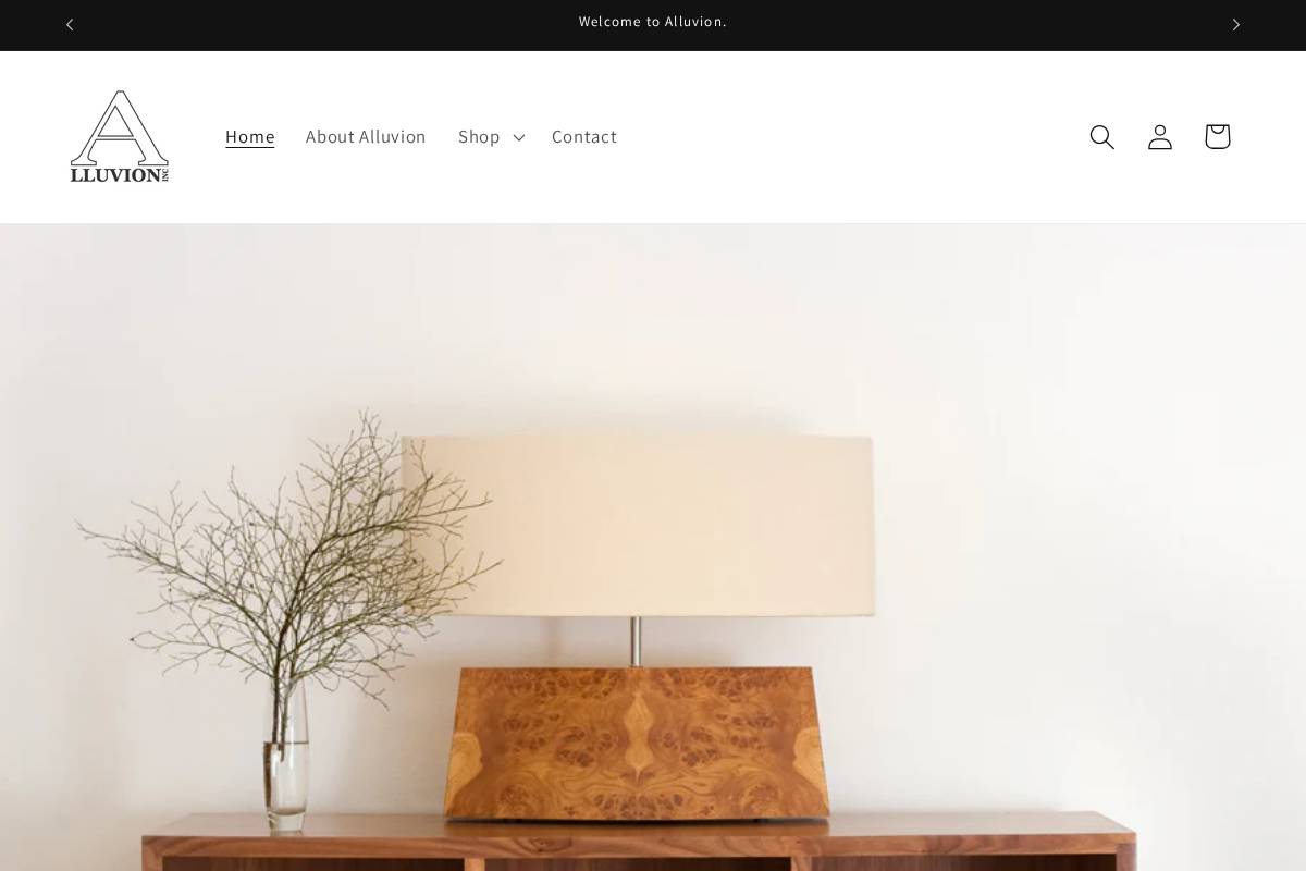 alluvioninc.com homepage screenshot