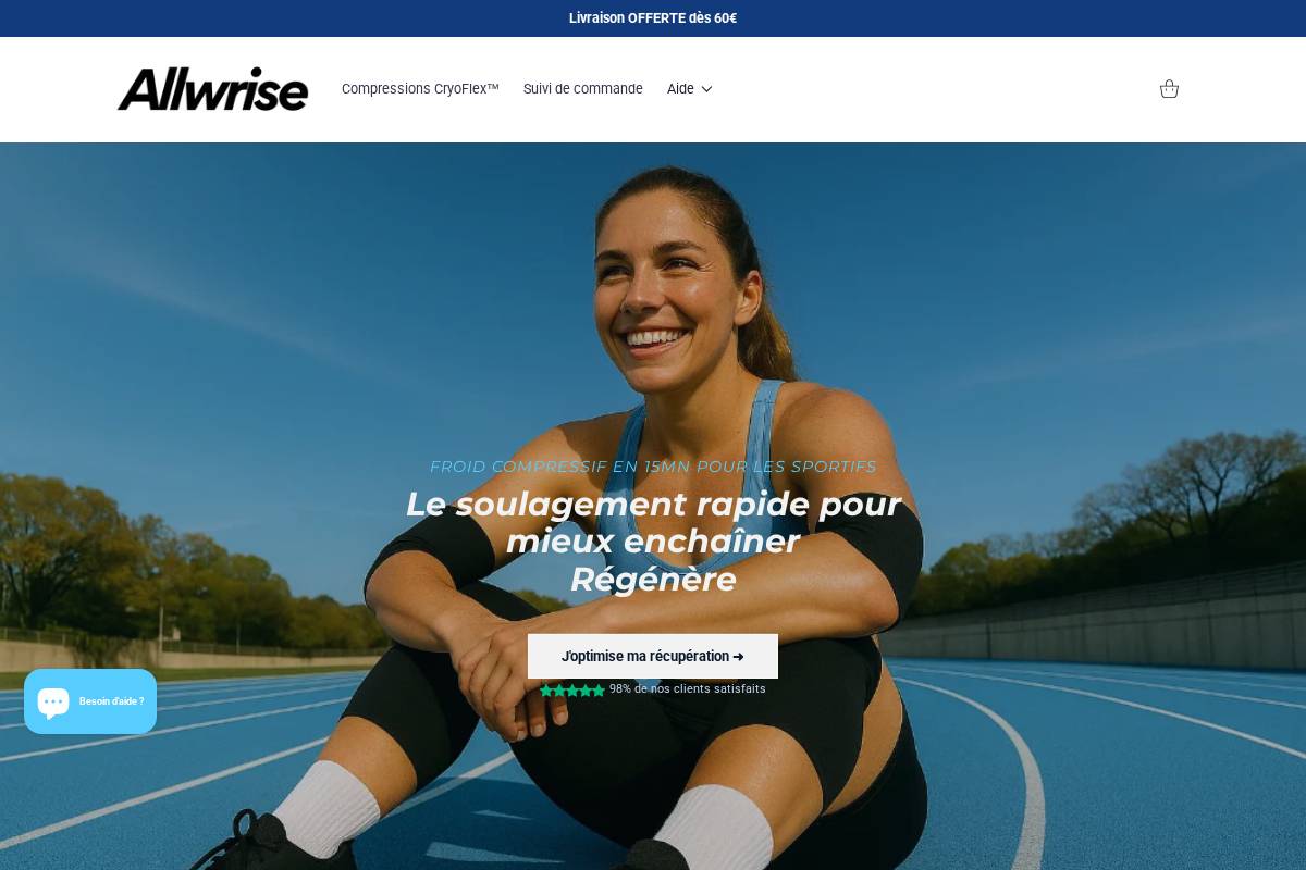 allwrise.com homepage screenshot