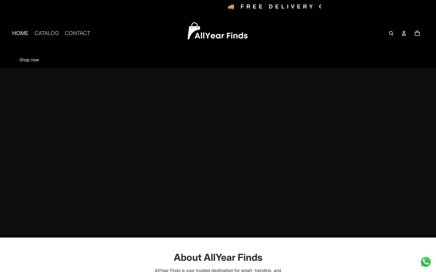 allyearfind.shop homepage screenshot