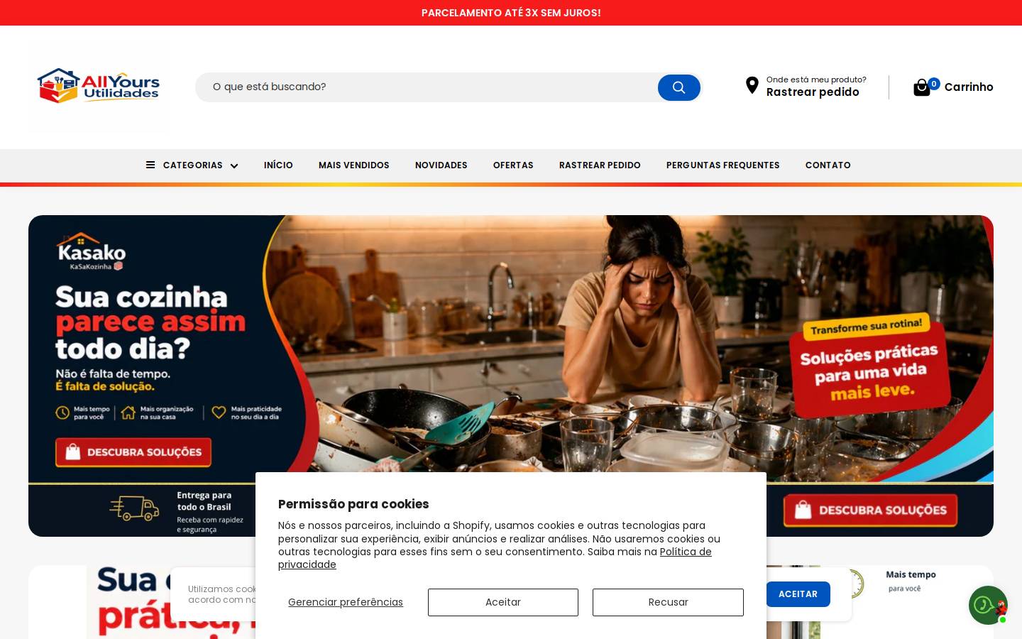 All Yours - Tienda de cosmética natural y honesta homepage screenshot