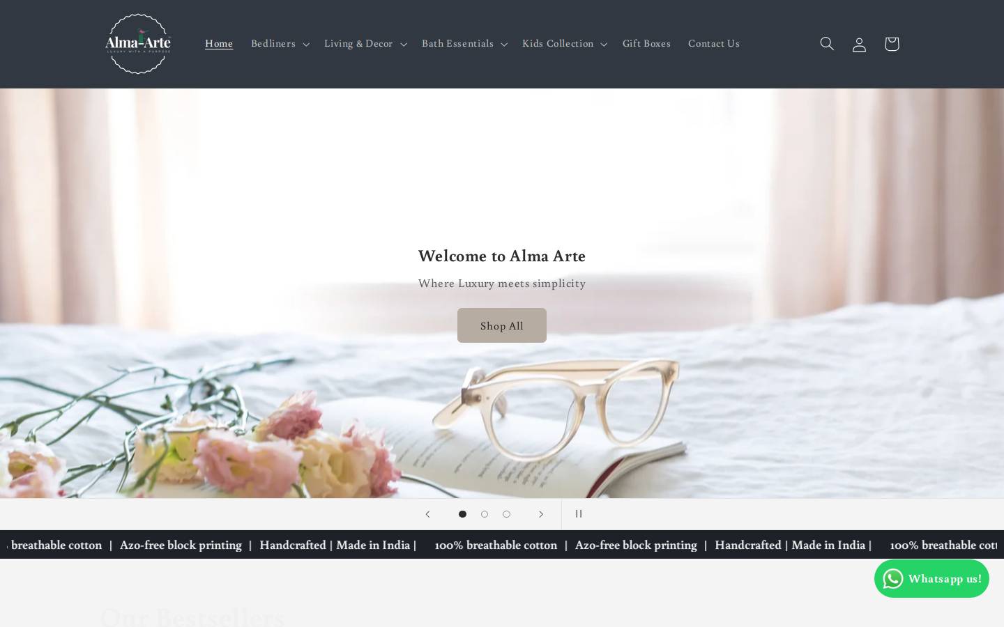 alma-arte.com homepage screenshot
