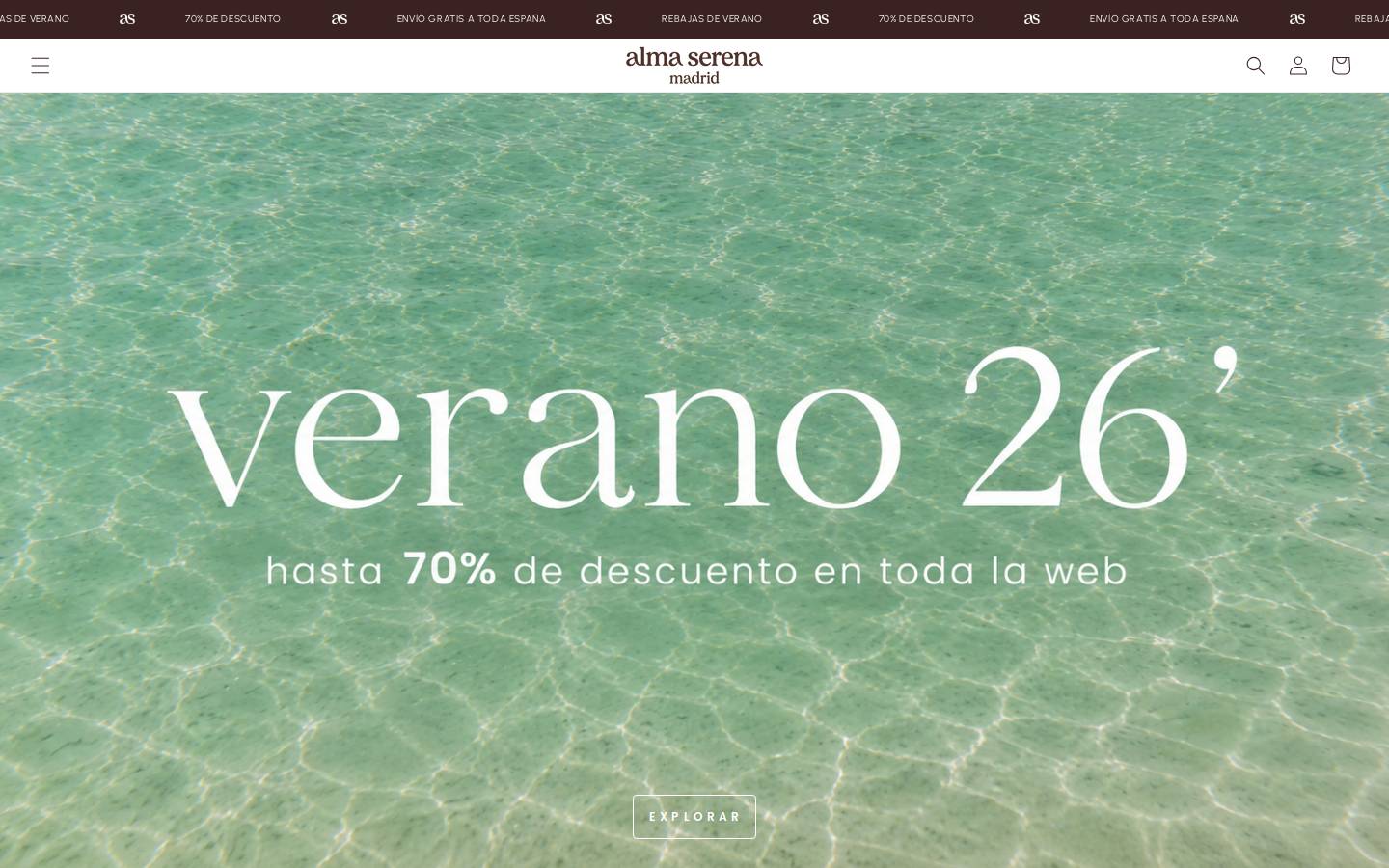 alma-serena.com homepage screenshot