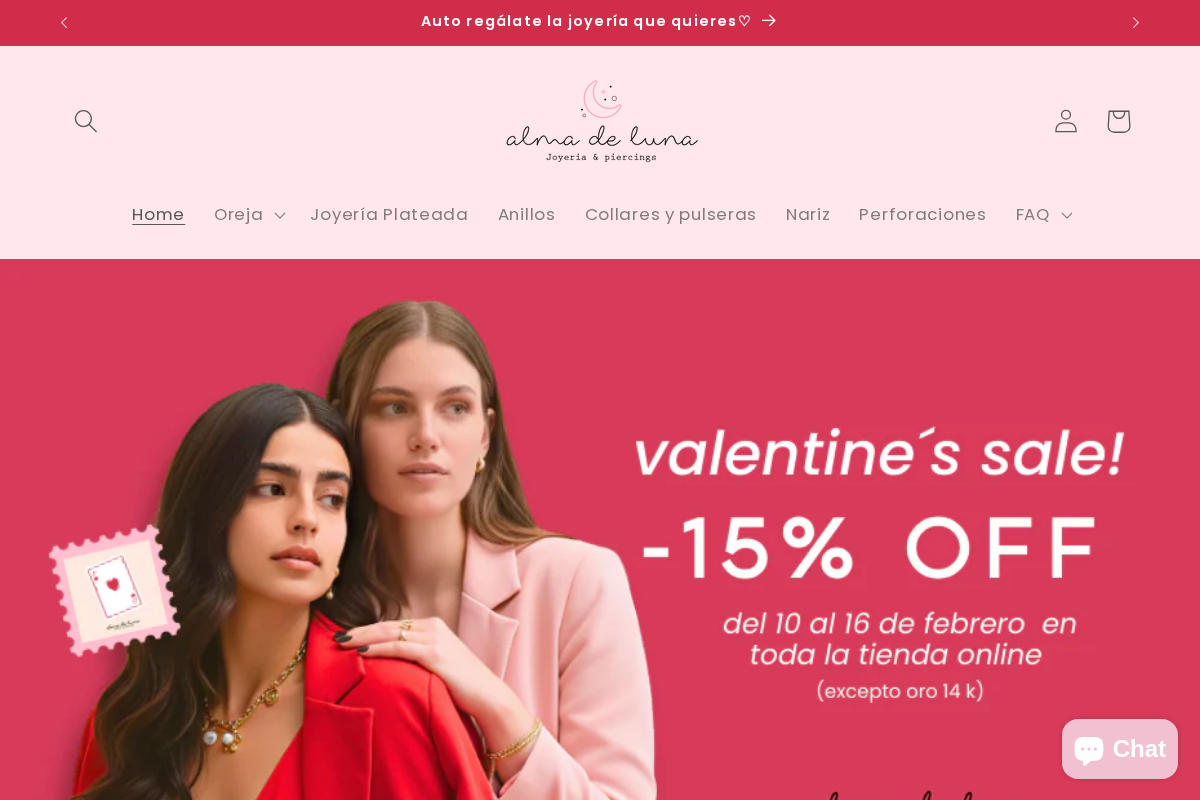 Alma de luna Joyería & piercings✨🌜 homepage screenshot